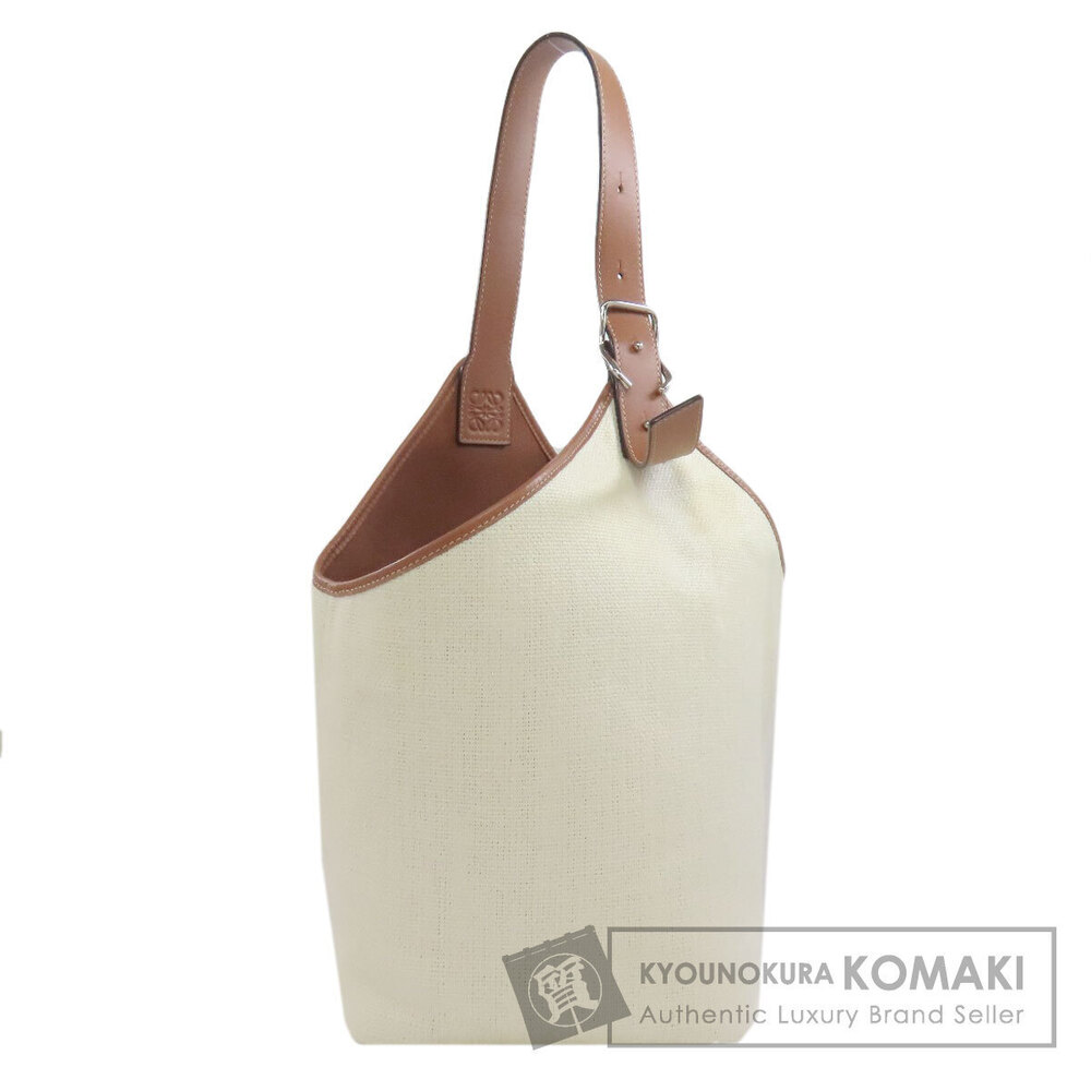 Loewe One Shoulder Hobo Balloon Bag Canvas Shoulder